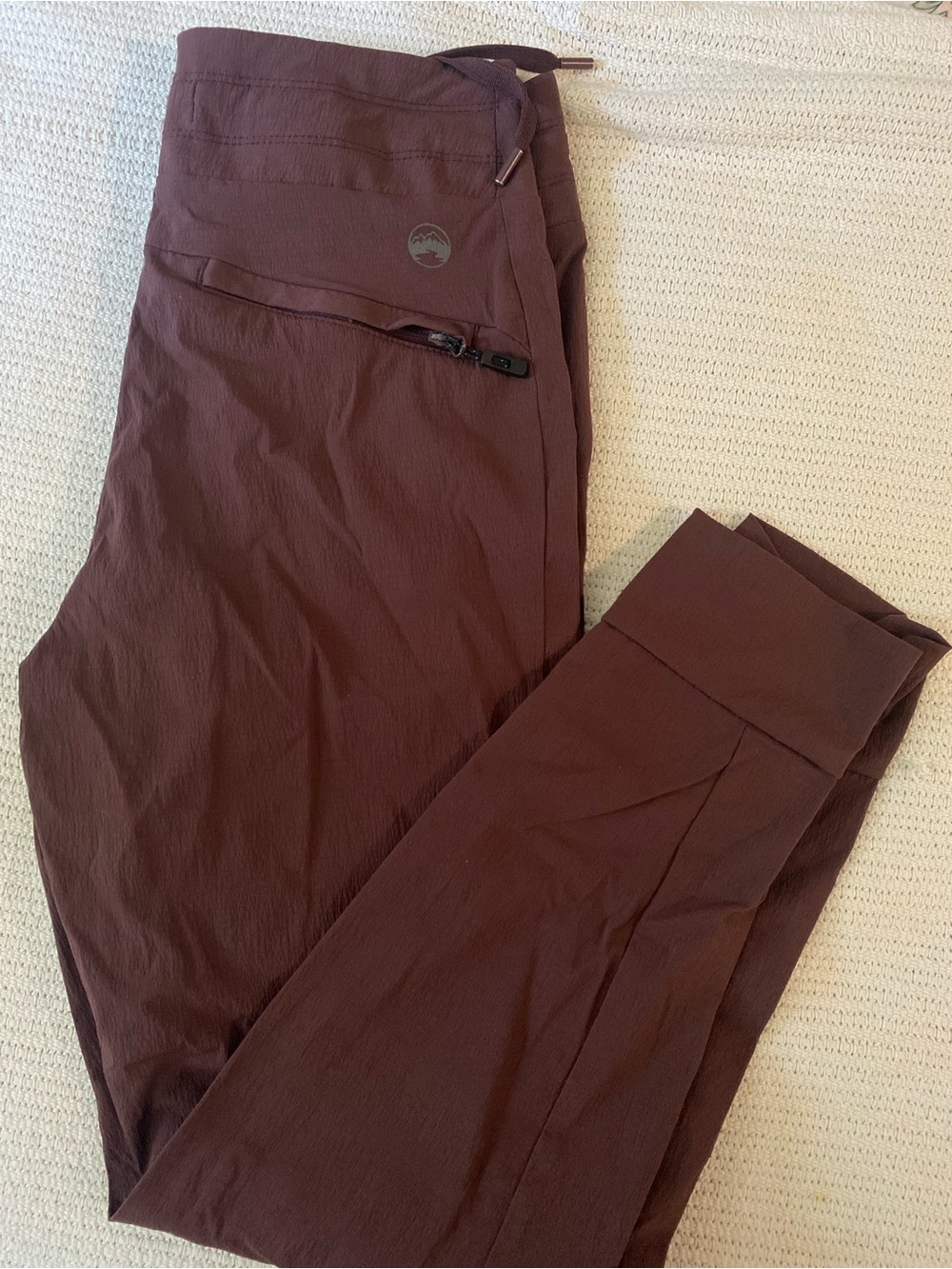 Women's Drawstring Hiking Pants - Deep Raspberry - Picture 5 of 5